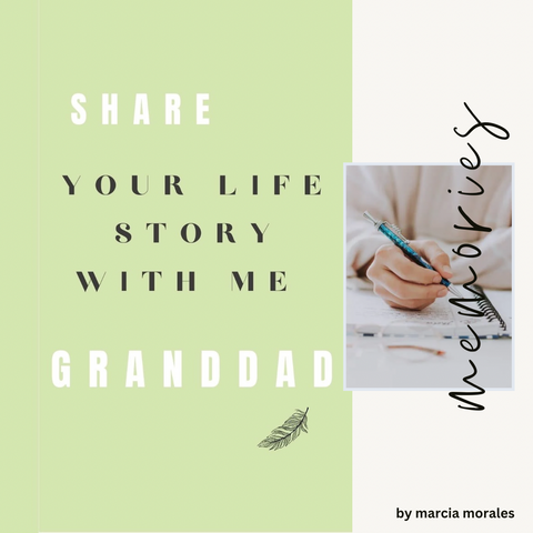 Journal Notebook Share Your Life Story With Me Granddad