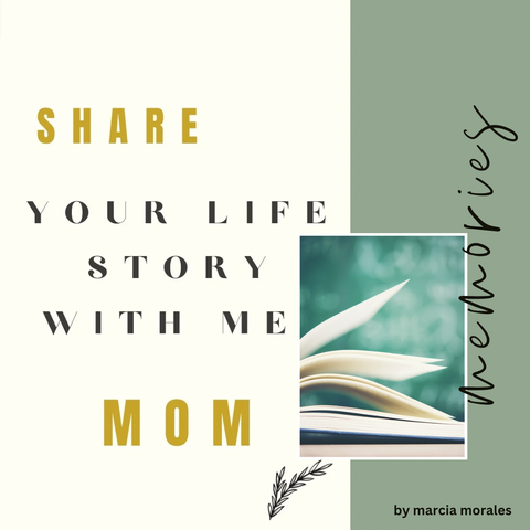 Journal Notebook Share Your Life Story With Me Mom